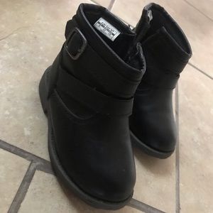 baby black booties
